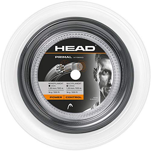 HEAD Tennissaite Primal Hybrid 16 Reel 1,3mm grau (231) 1,3