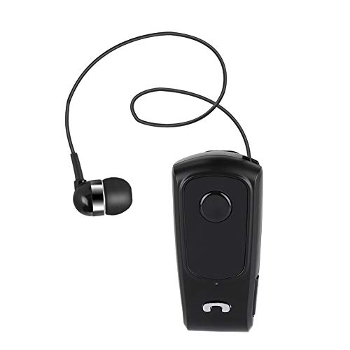 Elprico Bluetooth-Headset, Sport Bluetooth 4.1 Headset Ohrhörer Einziehbarer Freisprech-Kopfhörer für Fahrer, Trucker, Fahrrad, Sport