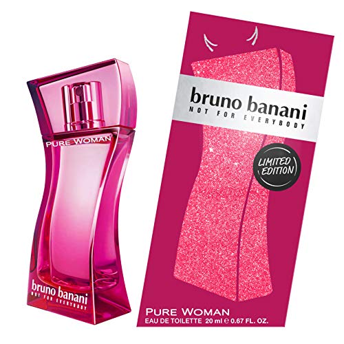 bruno banani Pure Woman Limited Winter Edition - Eau de Toilette Natural Spray - Lieblich-warmes Damen Parfüm - 1er Pack (1 x 20ml)