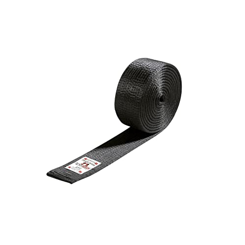 DanRho Taekwondo Judo Karate Gürtel Budogürtel schwarzer Gürtel schwarz Kunstseide 5 cm einfarbig