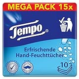 Tempo fresh to go Classic Riesenpackung (15 Packungen x je 10 Tücher)