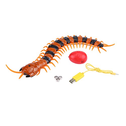 Dilwe RC Centipede Spielzeug, schnelle Bewegung Infrarot Fernbedienung gefälschte Scolopendra RC Streich Spielzeug Geschenk für Party Halloween Weihnachten
