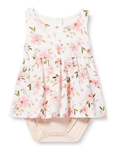 Pinokio Baby - Mädchen Dress Body, Écru Pink Summer Mood, 62 EU