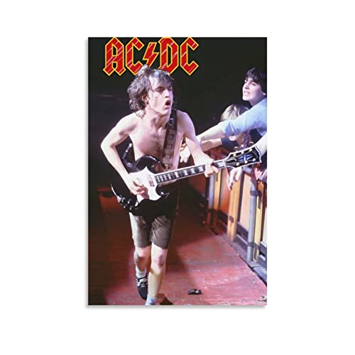 XXJDSK Poster Kunstdrucke ACDC Jailbreak Australia Rock Band Angus Young Poster Heimdekoration Raumdekoration Wandkunst für Schlafzimmer Wohnzimmer 60X90cm Kein Rahmen