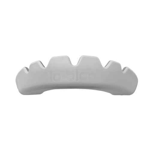 lobloo Slick Professional Dual Density Mouthguard for High Contact Sports as MMA, Hockey, Football, Rugby. Large +13yrs, Ivory