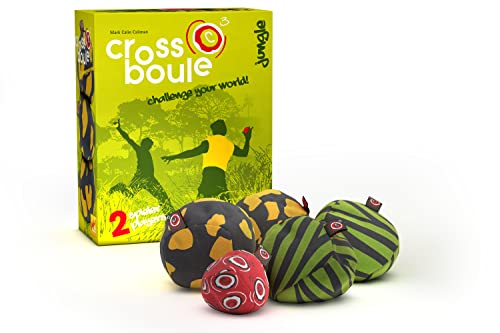 Zoch 601131600 Crossboule c³ Set Jungle, der ultimative Boule Spaß mit flexiblen Bällen für drinnen und draußen, ab 6 Jahren