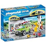 Playmobil Konstruktions-Spielset "Große Tankstelle (70201) City Life"
