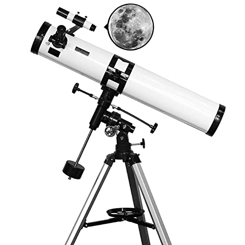 Telescope Astronomic Professional, 900X114mm HD Night Vision Deep Space Telescope, Star View Moon Meteor Shower QIByING
