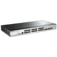 D-Link SmartPro DGS-1510-28P - Switch - L3 - verwaltet - 24 x 10/100/1000 (PoE+) + 2 x Gigabit SFP + 2 x 10 Gigabit SFP+ - Desktop, an Rack montierbar - PoE+ (DGS-1510-28P)
