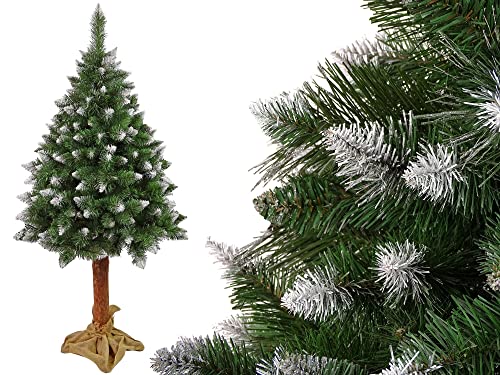 LEAN Toys Christbaum Künstlicher Weihnachtsbaum Kiefer 180 cm + Gratis KLEINE DEKORATIVE GRÜNE KÜNSTLICHE Weihnachtsbaum 50 cm
