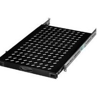 Digitus - Rack - Regal (Gleitschübe) - Schwarz, RAL 9005 - 1U - 48,3 cm (19) (DN-19 TRAY-2-1000SW)