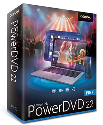 CyberLink PowerDVD 22 Pro | Universelle Medienwiedergabe und -verwaltung | Lebenslange Lizenz | BOX | Windows (64-Bit)