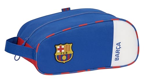 Safta F.C. Barcelona, 2. Ausrüstung, oval, multifunktional, tragbar, Sport, außerschulisch, Fußball, bequem und vielseitig, 34 x 18 x 15 cm, Blau und Weinrot, blau/Granate, Estándar, Casual