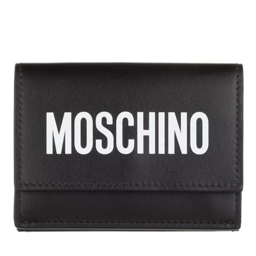 Moschino Portemonnaie mit Überschlag, schwarz(black), Gr. One Size