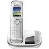 Panasonic KX-TGJ320GW - Schnurlostelefon - Anrufbeantworter mit Rufnummernanzeige - DECT - weiß