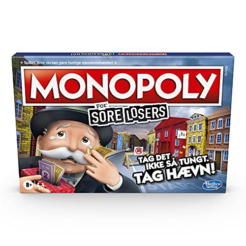 Hasbro Compatible Gaming - Monopoly Sore Losers Edition (Danish) (E9972)