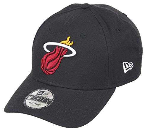 New Era Miami Heat 9forty Adjustable Snapback Cap NBA Essential Black - One-Size
