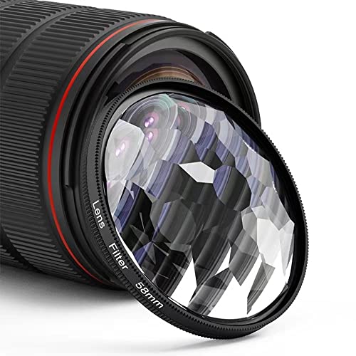 Kaleidoskop Prisma 49 mm 52 mm 55 mm 58 mm 67 mm Filtervariable Anzahl der Probanden SLR Fotografiezubehör UV Cpl Stern (Caliber : 58mm, Color : 58mm Kaleidoscope)