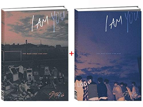 STRAY KIDS I Am You (I Am+You Version Set) The Third Mini Album 2 CDs+2 Photobooks+6 QR Photocards+(Extra 4 Photocards + 1 Double-Sided Photocard)