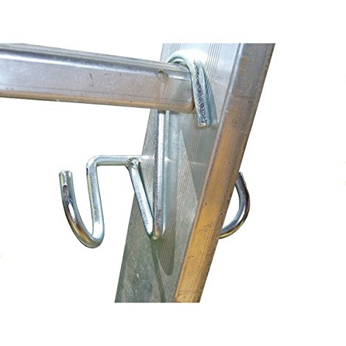 Eimerhaken für Sprossenleitern, stabiler Haken zur Befestigung von bis zu 2 Eimern an der Leiter