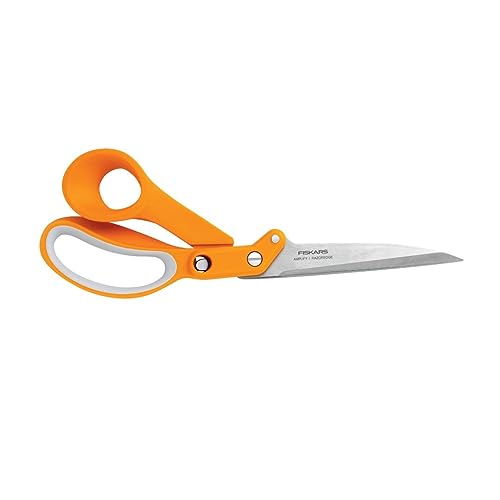 Fiskars Amplify RazorEdge Stoffschere, 25,4 cm, Orange