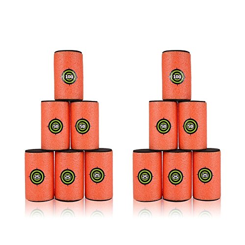 Yosoo, Schaumstoff-Dosen als Ziele für Darts / Spielzeugpistolen