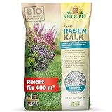 Neudorff Azet RasenKalk – Bio Rasenkalk erhöht den pH-Wert saurer Rasenböden schnell für einen kräftigen, grünen Rasen und beugt Moos vor, 20 kg für 400 m²