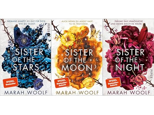 Marah Woolf | Hexen Schwestern Saga Band 1 - 3 | Sister of The Stars + Sister of The Moon + Sister of The Night