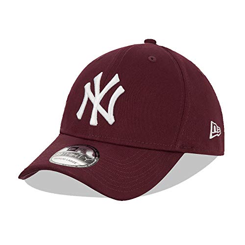 New Era 39Thirty Stretch Cap - New York Yankees Maroon L/XL