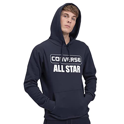 Converse Herren All Star Hoodie Sweatshirt 10023305 Navy, Bekleidungsgröße:M