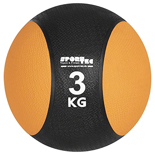 Sport-Tec Medizinball ø 23 cm, 3 kg, orange