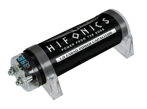 Hifonics HFC1000 1F Powercap 1 Farad Kondensator zur Stromversorgung im Auto - mehr Power für die Endstufe