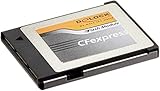 Delock 54065, CFexpress Speicherkarte 128 GB (Schnittstelle: PCIe x2 Rev. 3.0, Maximal Lesen, Schreiben: 1450 MB/s, 450 MB/s, Unterstützt NVM Express (NVMe), Trim, S.M.A.R.T.)