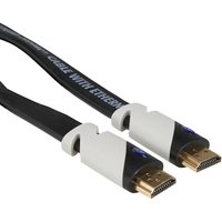 Schwaiger HDMI® Anschlusskabel HDMF30 533 , flach schwarz, 3,0m, 2x HDMI