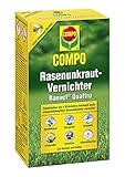 Compo Rasenunkraut-Vernichter Banvel Quattro, Bekämpfung von schwerbekämpfbaren Unkräutern im Rasen, Konzentrat, 1200 ml (1200 m²)