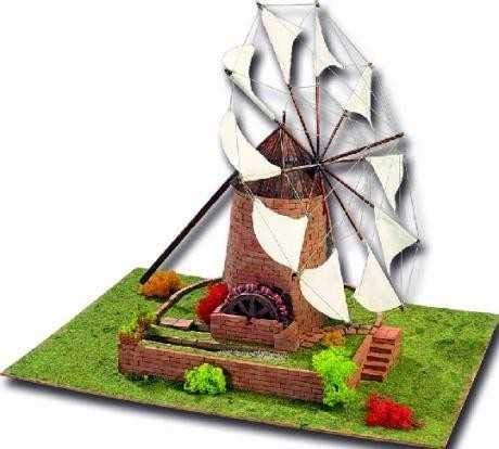 Keranova 30250 24 x 24 x 23 cm Singular Gebäude Windmühle Modell 3D Puzzle (1714-piece)