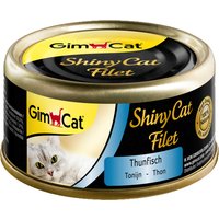 Sparpaket GimCat ShinyCat Filet Dose 24 x 70 g - Thunfisch