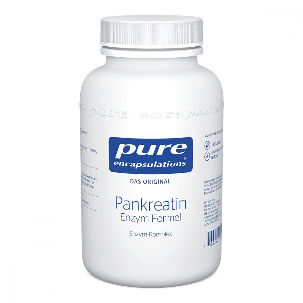 Pure Encapsulations Pankreatin Enzym Formel Kapseln