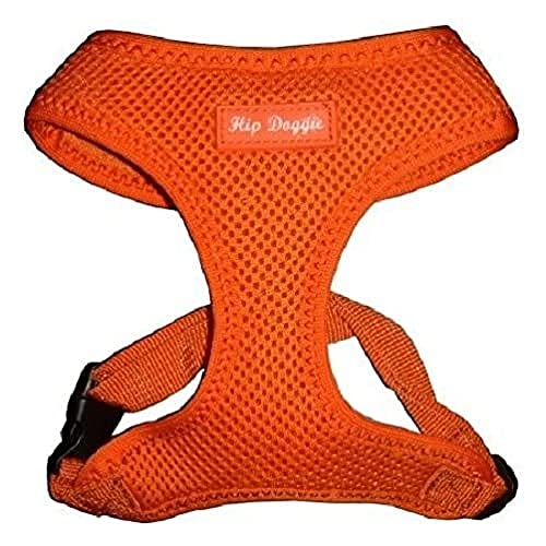 Hip Doggie HD-6PMHOR Ultra Comfort HarnessVest Hundegeschirr, XXL, orange