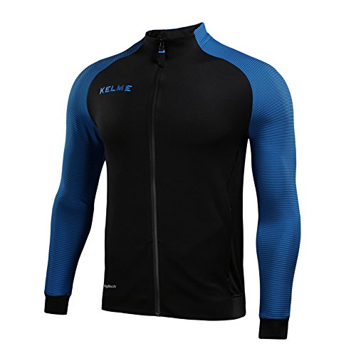 Kelme Trainingsjacke für Herren XXXL schwarz/neonblau