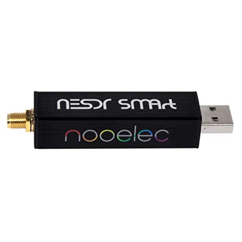 Nooelec NESDR SMArt v4 Bündel - Premium RTL-SDR mit Aluminiumgehäuse, 0,5PPM TCXO, SMA Input & 3 Antennen. RTL2832U & R820T2-basierte Software Defined Radio
