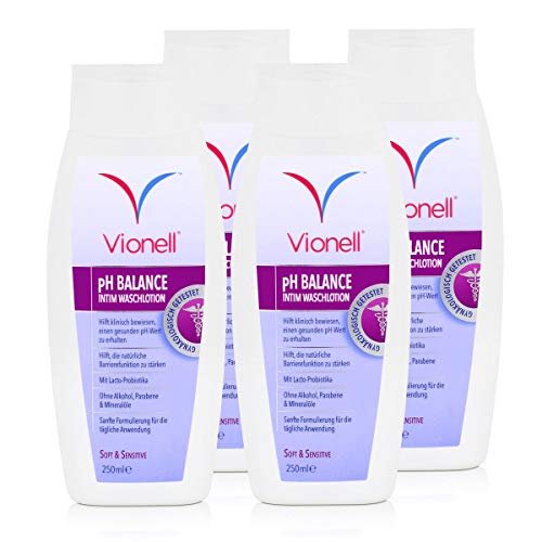 Vionell Intim Waschlotion pH Balance Soft & Sensitive 250ml (4er Pack)