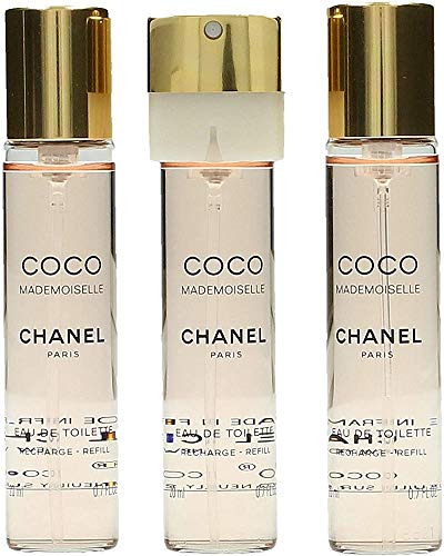 Chanel Coco Mademoiselle femme/woman, Eau de Toilette, 3 x 20 ml (3 Nachfüller), 1er Pack(1 x 1 Set)