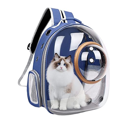 Virtcooy Rucksack für Hunde, Transporttasche für Hunde, aus Netzstoff | Clear Bubble Pet Carrier Rucksack für Hunde, Sicherheitsmerkmale und Rückenkissen für Reisen