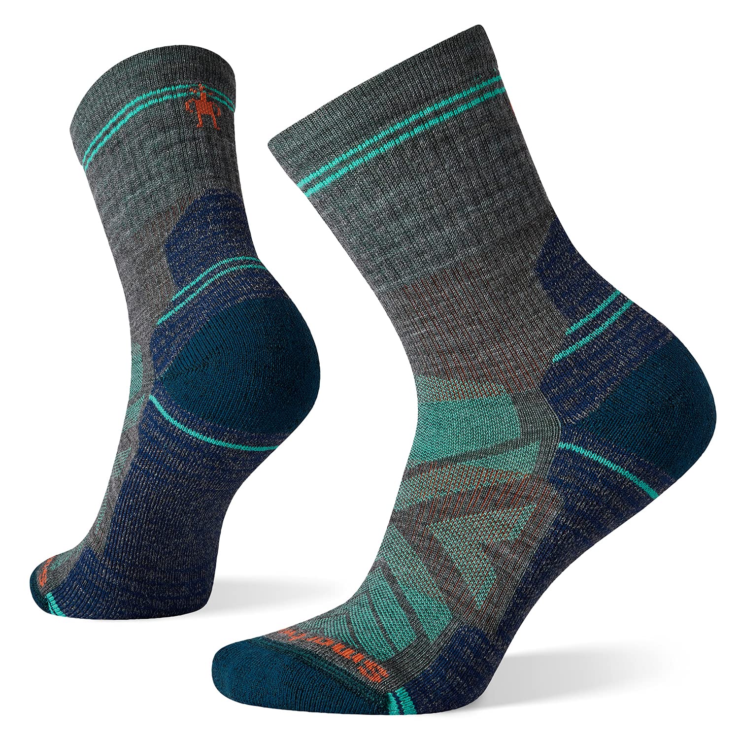 Smartwool Damen Chaussettes de Randonnée Mi-longues pour Femme Mittellange Wandersocken für Damen, Medium Gray,