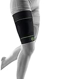 Bauerfeind Kompressions-Oberschenkelbandage „Sports Compression Sleeves Upper Leg“, 1 Paar Sleeves Oberschenkel Unisex, Für Ball- & Ausdauersportarten zur Stärkung der Muskulatur