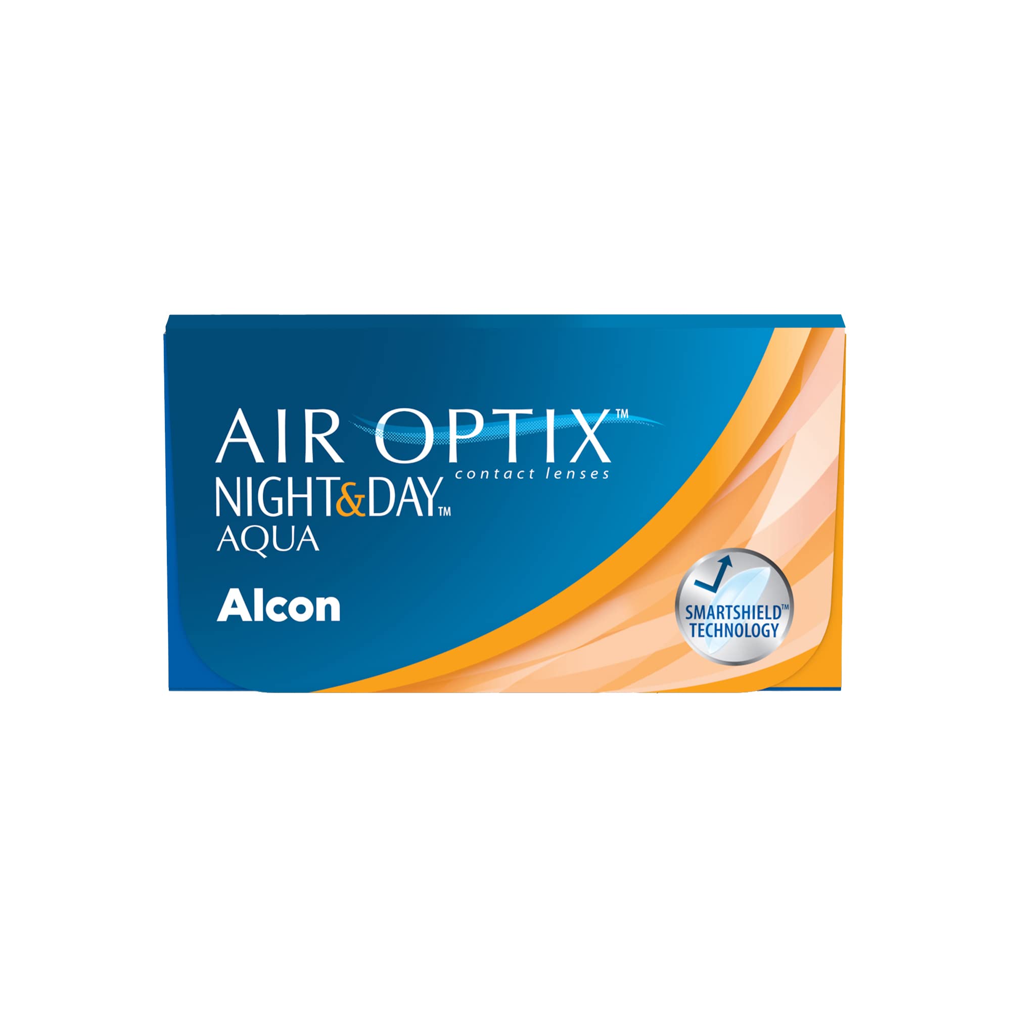 Air Optix Night & Day Aqua Monatslinsen weich, 6 Stück, BC 8.6 mm, DIA 13.8 mm, -2 Dioptrien