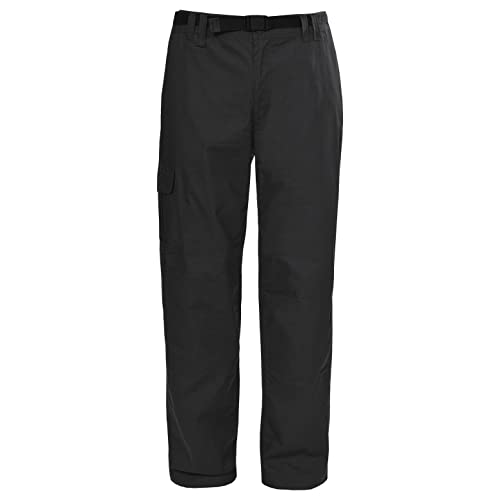 Trespass Clifton, Black, XL, Schnelltrocknende Hose mit UV-Schutz für Herren, X-Large, Schwarz