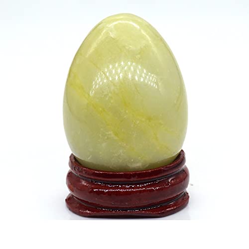 30X40mm Egg Shape Stone Natural Healing Crystal Kegel Massage Accessories Gemstone Reiki Home Decor,Xiuyan Jade,5 PCS