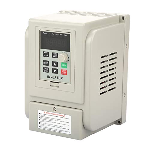 Frequenzumrichter, 220VAC 2.2kW Frequency Dimmer VFD-Drehzahlregler Frequenzwandler für 3-Phasigen 2.2kW Wechselstrommotor, Geschwindigkeitsregler Inverter